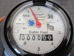 BADGER METER 3/4″ MODEL 35 62584-021 WATER METER – NEW RECORDALL TRANSMITTER