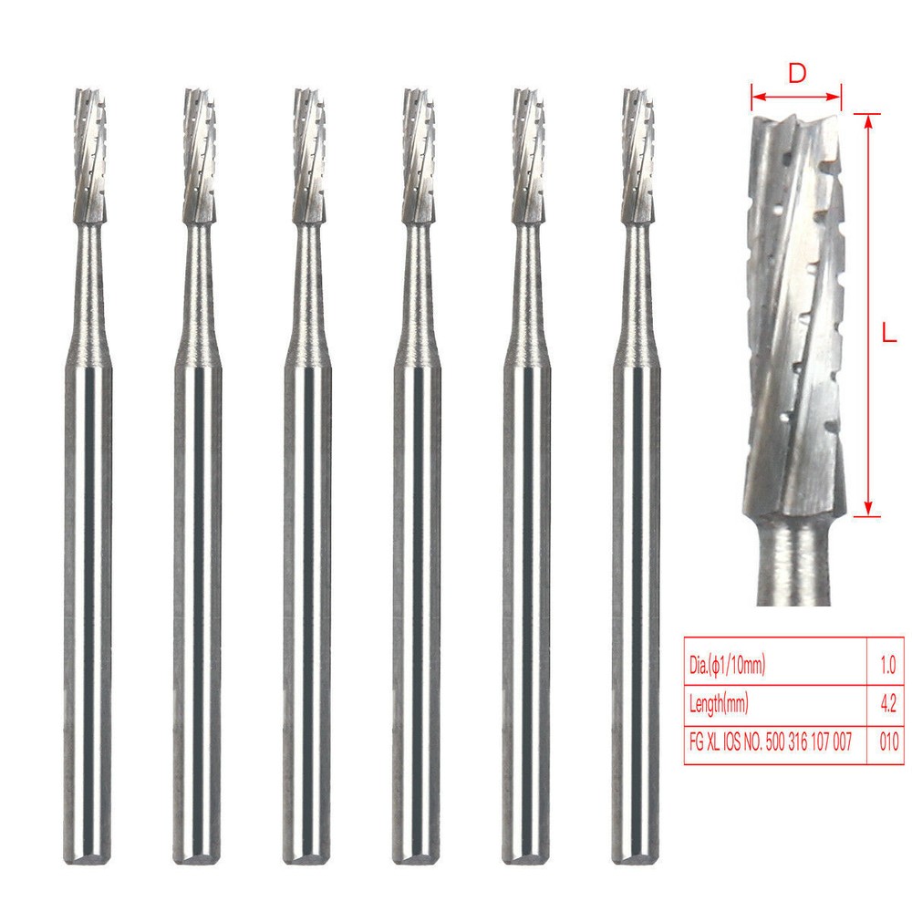 Dental FG 557 SL Surgical Carbide Burs Friction Grip FGOS XL 557 25mm