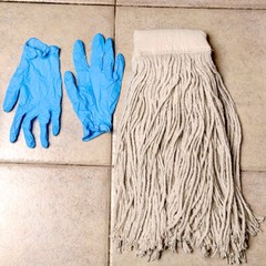 1 Pack – Commercial Mop Head #32, 32oz Mop Head Blended Yarn – X-Large (White)