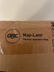 2 Rolls GBC Nap Lam Laminating Roll Film 300004 Nap-Lam 1.5mil 25” x 500’