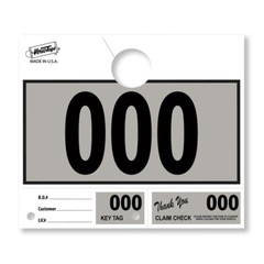 1000 Car Dealer Service Hang Tags Mechanic Repair Shop 3 Piece System – Gray