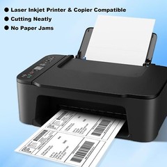 50 Half Sheet Shipping Labels 8.5×5.5 Self Adhesive 2 Per Sheet For Laser Inkjet