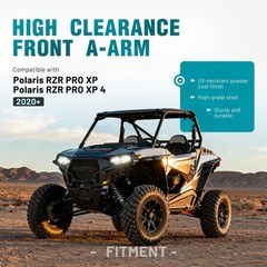 1.5″ Forward Offset A Arms for 2020+ RZR PRO XP XP 4 Powder Coated