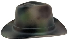 Occunomix Western Cowboy Hard Hat with Ratchet Suspension – Textured Camo