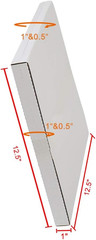 100PCS White LP Shipping Mailer Boxes, 12.5In*12.5In*1/2In & 1In Album Paper Box