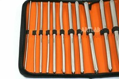 Premium set of 14 Hegar Dilator Set Uterine Urethral Diagnostic Surgical Sounds