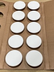 10 – Viking Concealed 23463 White Push on Large Cover Plate 165F (74C) for Fire