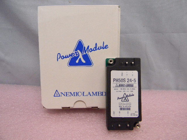 NEW Nemic TDK – Lambda PH50S24-5 DC-DC Power Module IN: 18-36V 3.65A OUT: 5V 10A