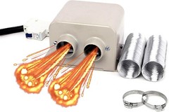 12V 800W Car Heater Battery Powered, Windshield Window Defroster Defogger, Elec