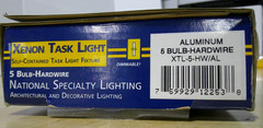 National Specialty Lighting XTL-5-HW/AL Dimmable Xenon Under Cabinet Light New