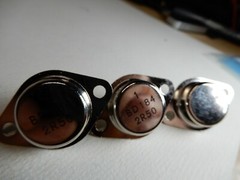 Amperex Philips BD184 TO-3 Transistors NOS Qty 3
