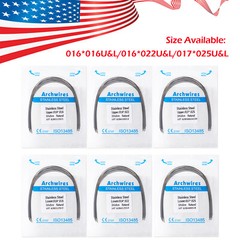0.99/pack ETERFANT Dental Orthodontic Arch Wire Rectangular NiTi/Stainless Steel