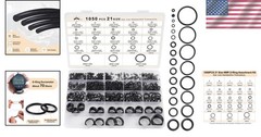 1050 PCS O Ring Assortment Kit 21 Sizes Nitrile Rubber Seals for Plumbing & Auto