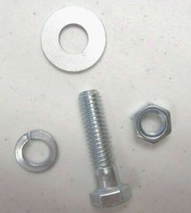1270 Piece Grade 5 Hex Head Bolts, Nuts, Washers Coarse Thread Assortment Zinc