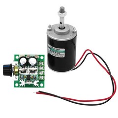 12V 30W Permanent Magnet DC Motor, 3000RPM High Speed CW/CCW Electric Gear…