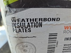 HydroShield Metal Insulation Plates SPGA3R-BWB 3″ Pack Of 120 EPDM, TPO, PVC