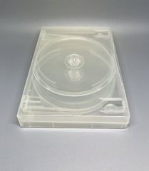 2 PCS TOP QUALITY 27MM MULTI 6 DISC DVD CASE, BOOKLET CLIP, SUPER CLEAR, BQJ6