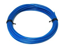 Blue Vinyl Coated Wire Rope Cable,1/16 – 3/32, 7×7, 100 ft Coil