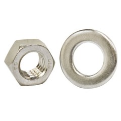 WLL 1,050 Pounds 3/8 Inch x 12 Inch SS316 Marine Turned Eye Bolt Nut Washer
