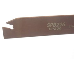 SP200 GTN-2 Grooving Cut-Off Carbide Inserts with SPB26-2 Blade Slotting Tool