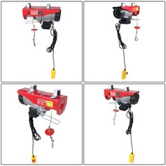 Electric Hoist 1760lbs Crane Winch with Wired Remote Control 1350W 110V New