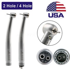 Dental Fiber Optic LED E-generator High Speed Handpiece Turbine 2/4 Hole YBM/YBB