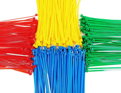 400Pack 8 Inch Multi Colors Heavy Duty Cable Zip Ties for Indoor and Outdoor Use
