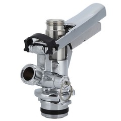 G5/8 U-Shaped Beer Keg Coupler Stainless Steel Dispenser for Home Bar & Restaura