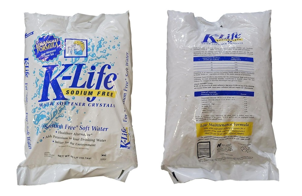 Potassium Chloride K-Life [KCL] [CAS_7447-40-7] +98.6% NSF Solid 40 LB