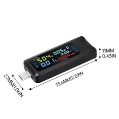 4.5~36V USB Type-C Digital Power Capacity Tester Voltage Current Meter Detector