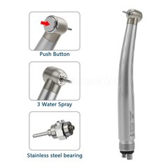 10 Packs NSK Style Dental High Speed Handpiece Push Button 4Hole Air Turbine USA