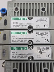 Numatics 239-1229 3-Station Valve Manifold 162BB500M000061 24VDC “CLEAN”