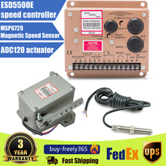 12V Governor ESD5500E Series Electronic Engine Speed Controller +ADC120 Actuator