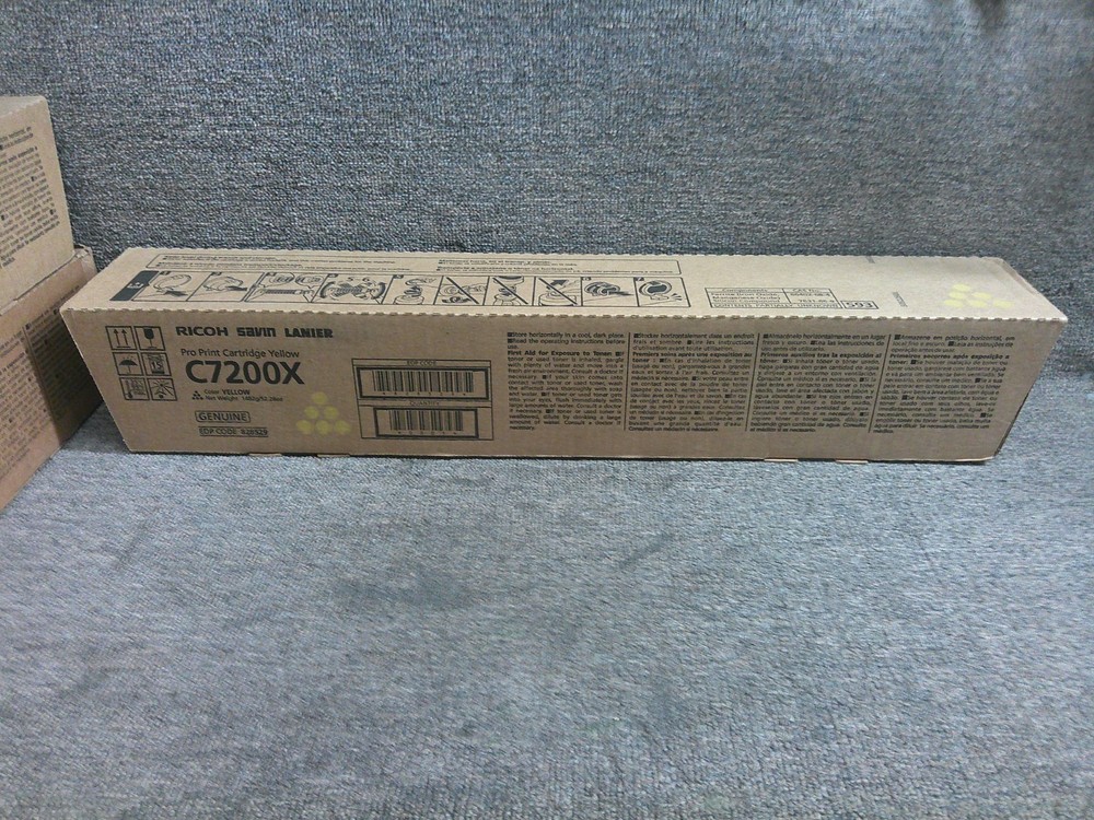 828529 New Genuine Ricoh Savin Lanier Yellow Pro Toner for the Pro C7200X