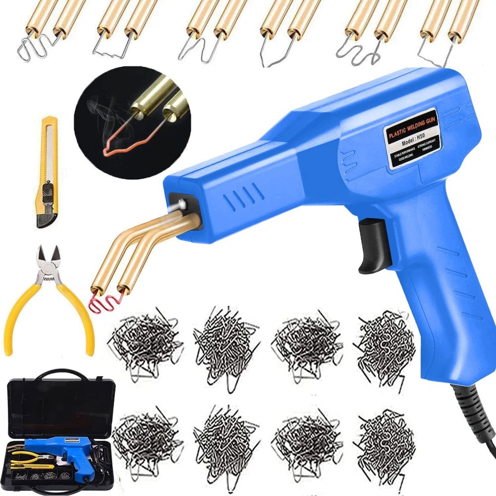 Plastic Welding Machine Car Bumper Repair Kit, Hot Staple Gun Plastic Welder …
