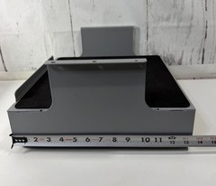 UPLIFT LOCKING UNDER DESK DRAWER WITH SHELF – GRAY – STR001