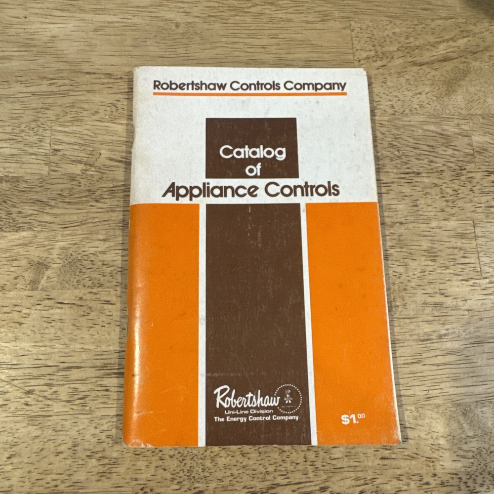Robertshaw Controls Company Catalog Of Appliance Control 1974
