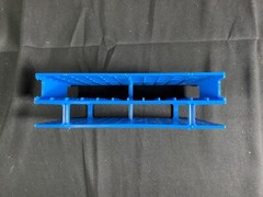 NALGENE Test Tube Rack For 13mm Tubes 6×12 Array Unwire Resmer Blue 5970-0313