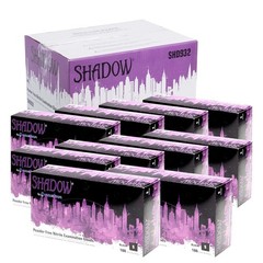 Adenna SHADOW Disposable Nitrile Gloves – 6 Mil, Exam Grade, Black, Powder Free