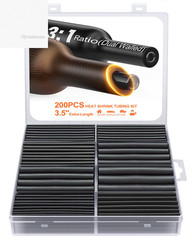 900 Pcs Heat Shrink Tubing Kit 2:1 Marine Grade Electrical Wire Wrap 12 Sizes