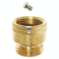 Homewerks VACBFPZ4B 0.75 in. Brass Male Hose Thread Vacuum 3/4 Inch.,
