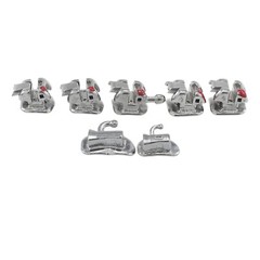 Dental Orthodontic Self Ligating Brackets Damon Q Clear Ceramic Metal Roth MBT