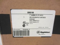 APPLETON GRSS100 1″ EXPLOSION PROOF JUNCTION BOX
