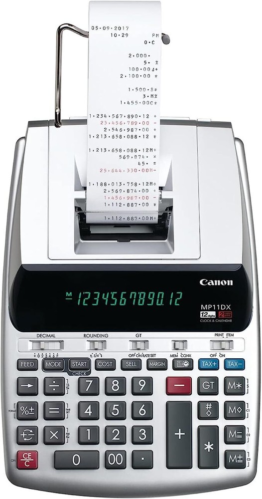 Canon MP11DX-2 Printing Calculator Black/Red Print 3.7 Lines/Sec | 2198C001