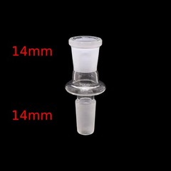 14mm Female to 14mm Male Glass Adapter