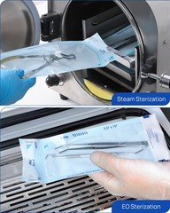 2000/Case JMU Self Sealing Sterilization Pouches Dual Indicator, Size 3.5″x6.5″