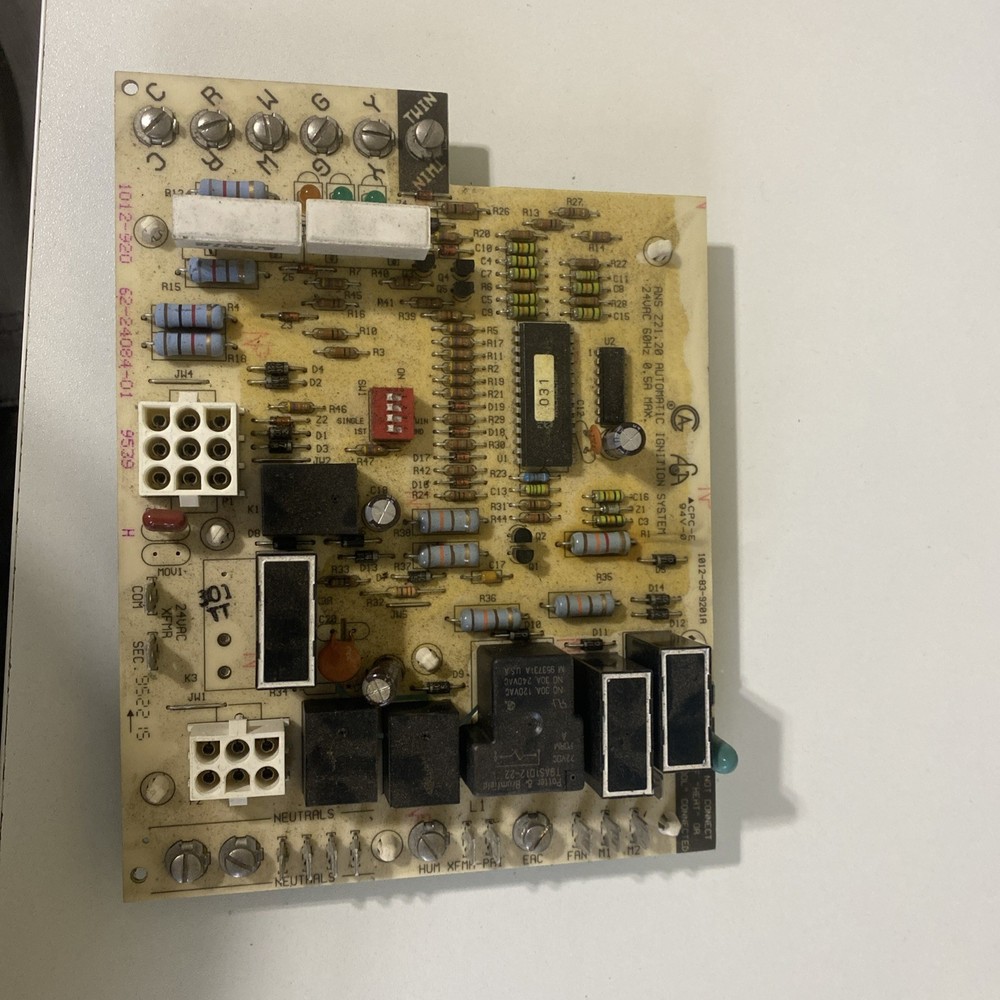 62-24084-01 Rheem Rudd 1012-83-9201A Furnace Control Board 1012-920 1-4