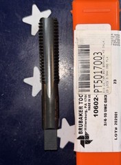 Brubaker 3/4-10 UNC BOTTOM TAP GH3 STOX-NI NC HSS 3/4” 10tpi USA