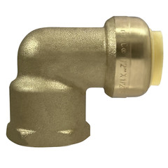 5 Piece 1/2″ Push Fit x 1/2″ FNPT Female Elbow, 1/2″ Push Fit Female Elbow