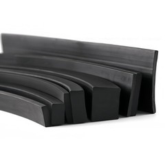 Black Nitrile Rubber NBR Solid Square Cord Gasket Oil Seal Sealing Strip